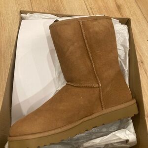 NWT UGG Classic Short II Boots Chestnut